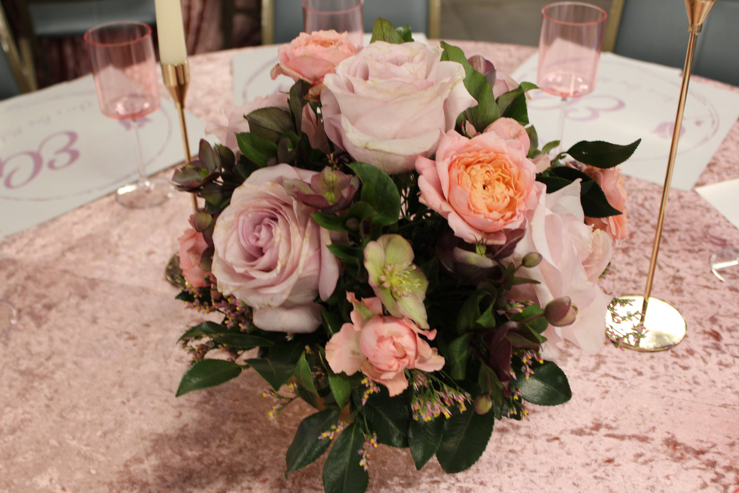 Blush/Mauve Simcha Arrangement