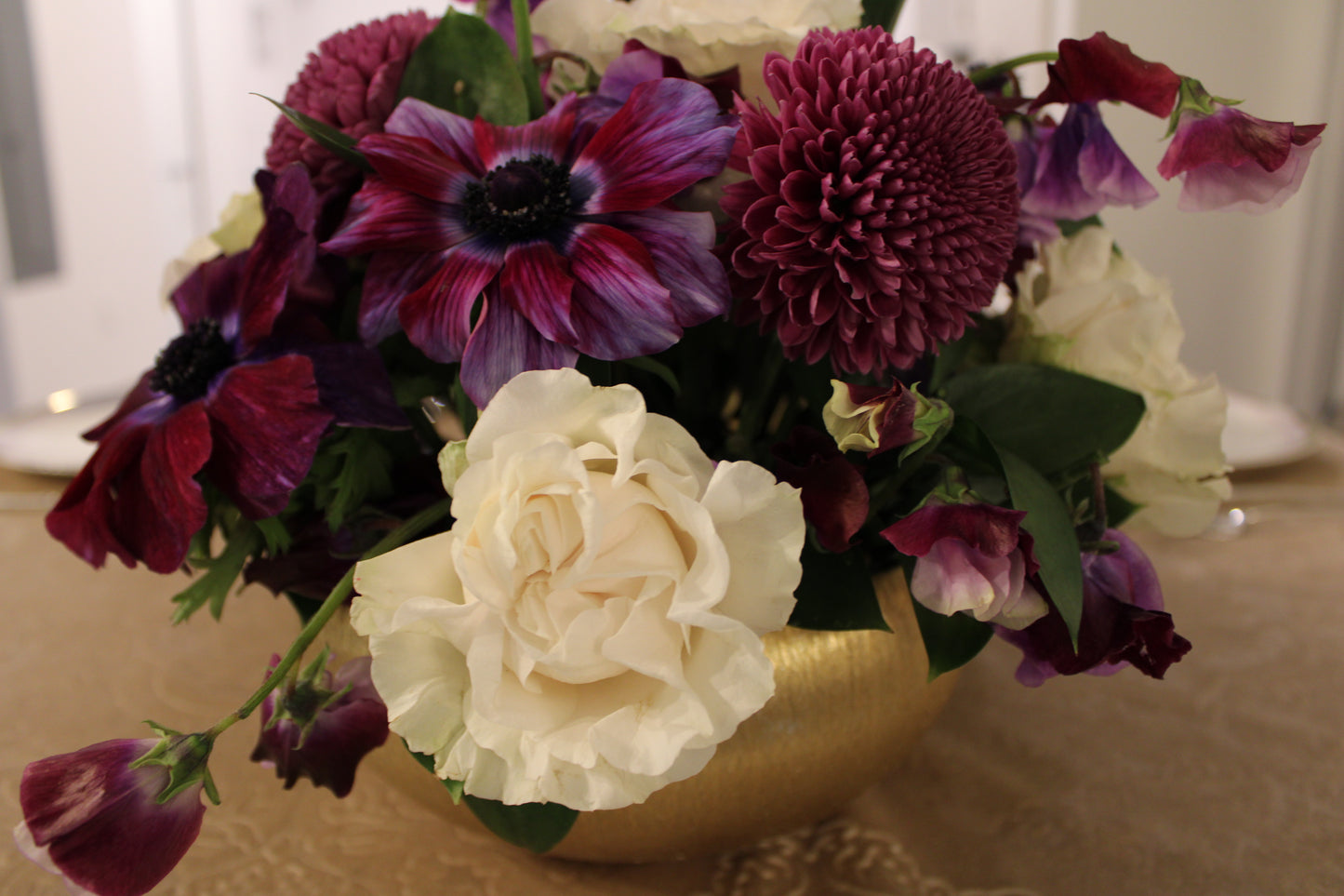 The Royals - Purple & Gold Arrangement