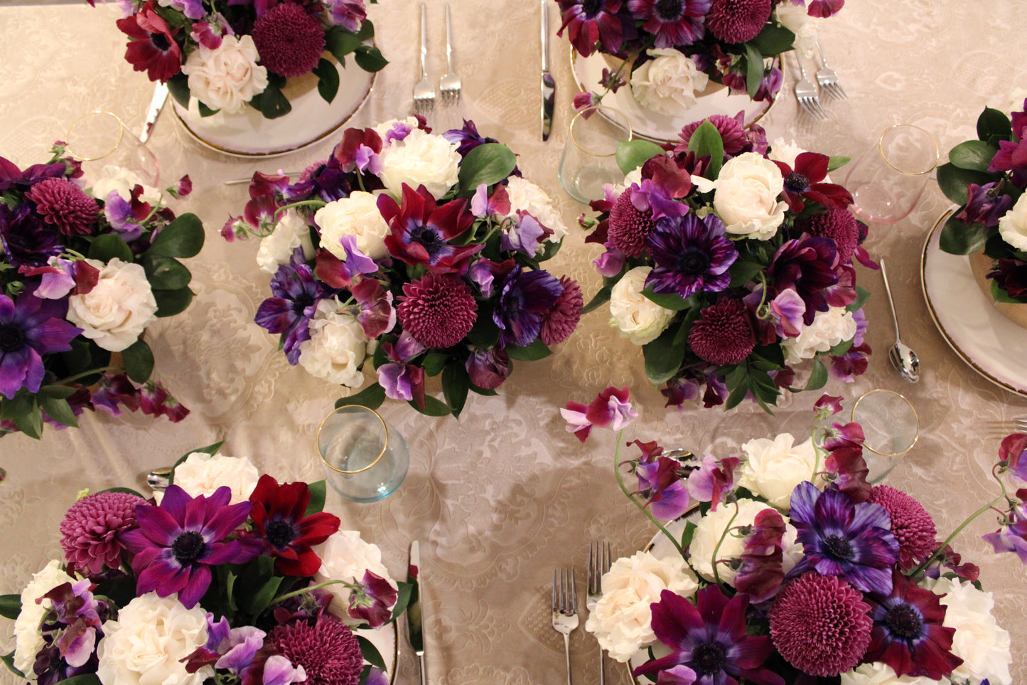The Royals - Purple & Gold Arrangement
